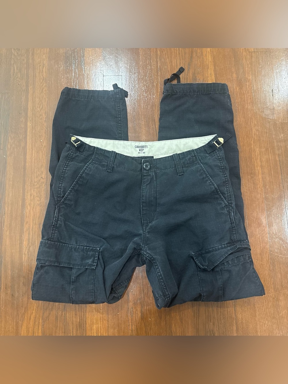 Carhartt WIP Men’s Black Cargo Trousers